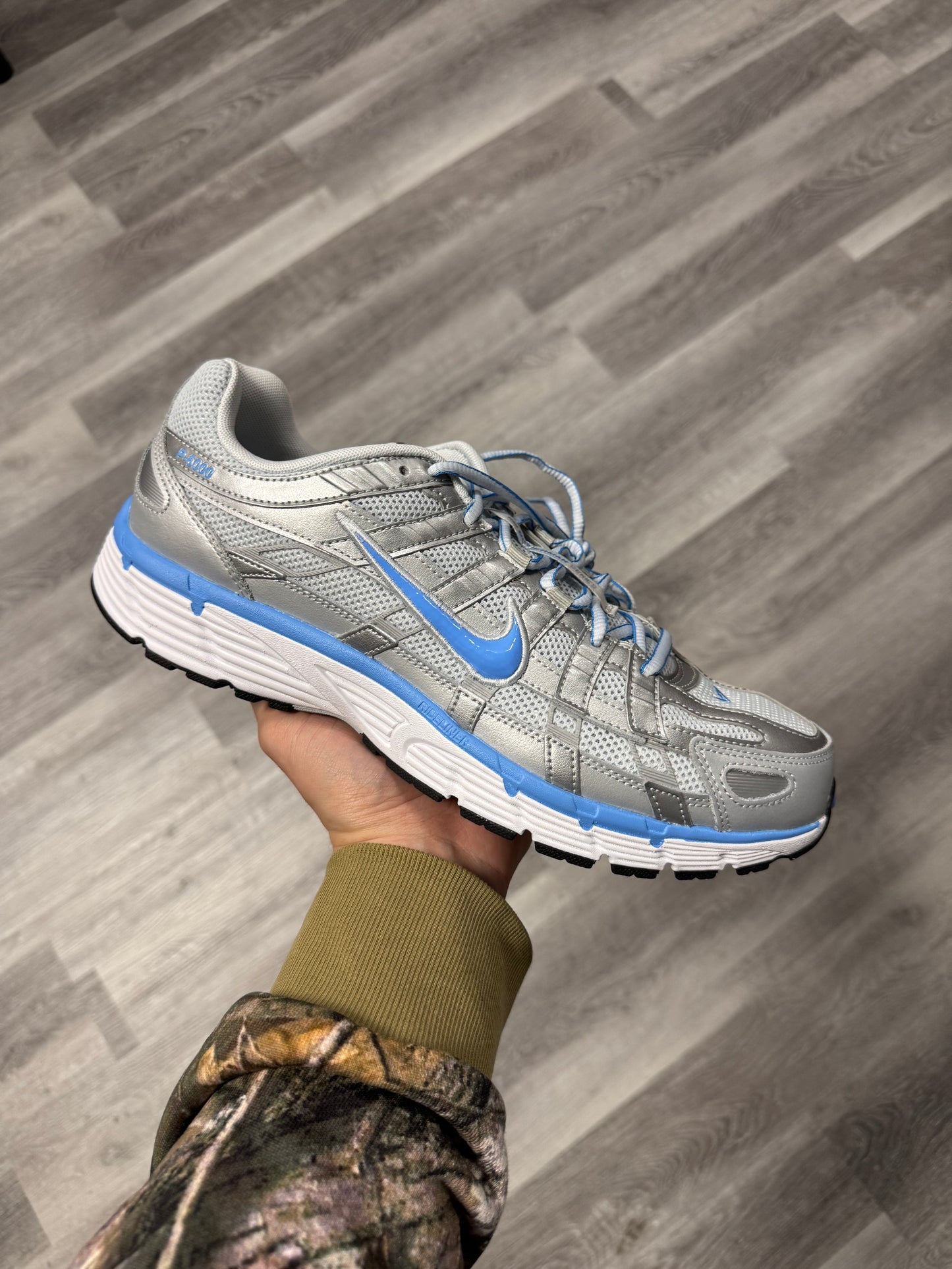 Nike P-6000 Pure Platinum University Blue / Brand New
