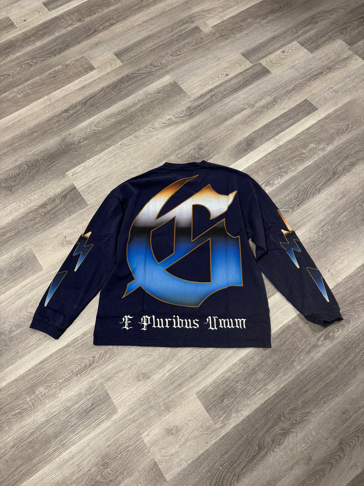 Godspeed Sputnik Longsleeve Tee (Navy)