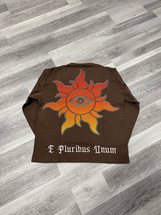 Godspeed On The Run Longsleeve Tee (Mocha Brown)
