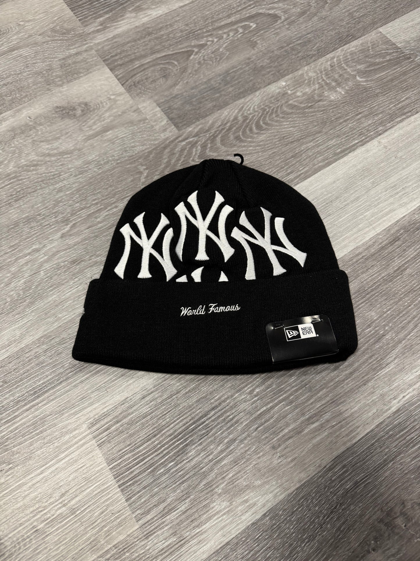 Supreme New York Yankees AOP Beanie (Black)