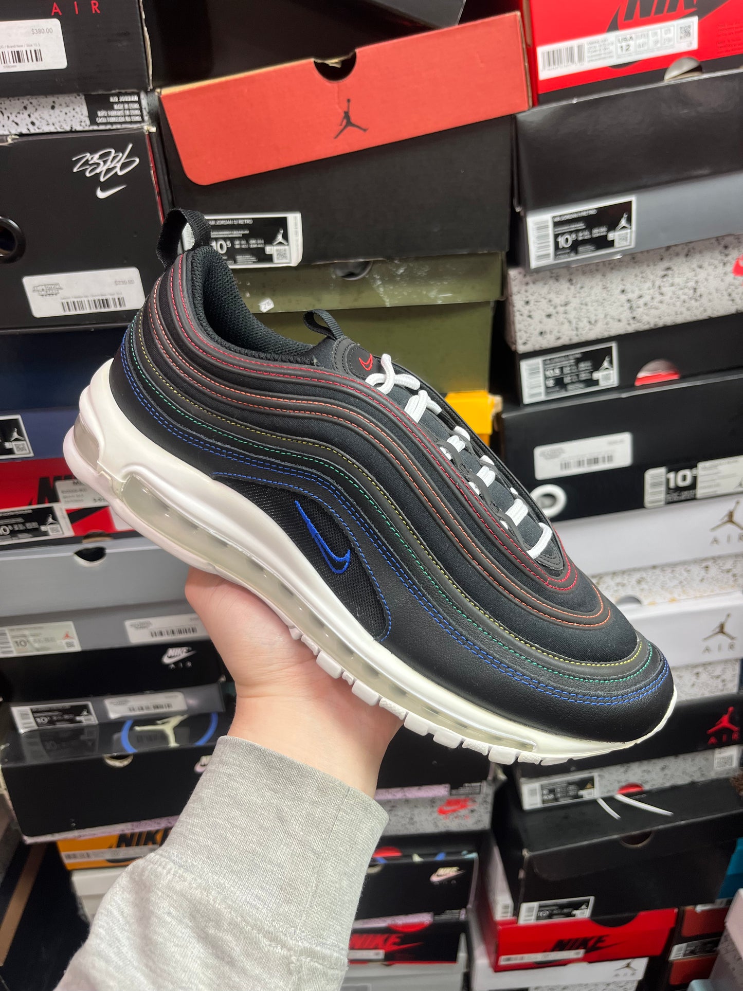 Air Max 97 Black Rainbow dj5999-001 / Brand New