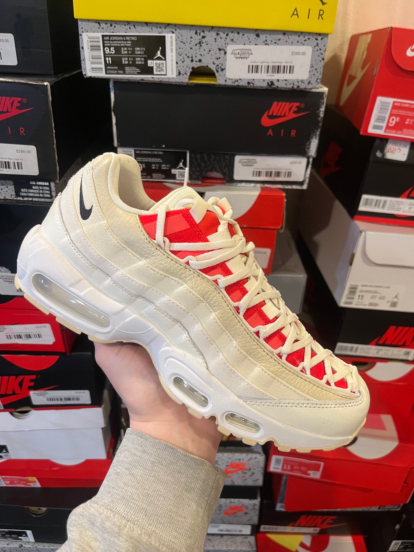 Air Max 95 Double Lace Sail / Brand New