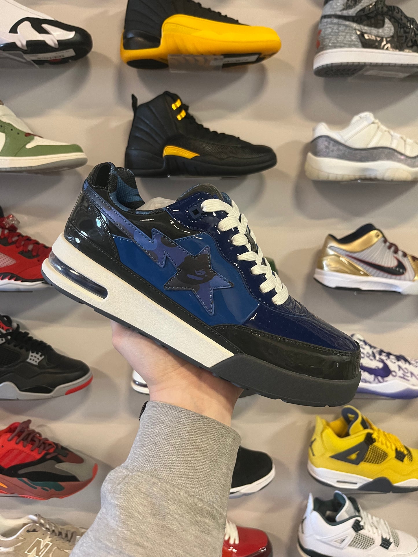 Bape Roadsta Blue Patent Leather / Brand New