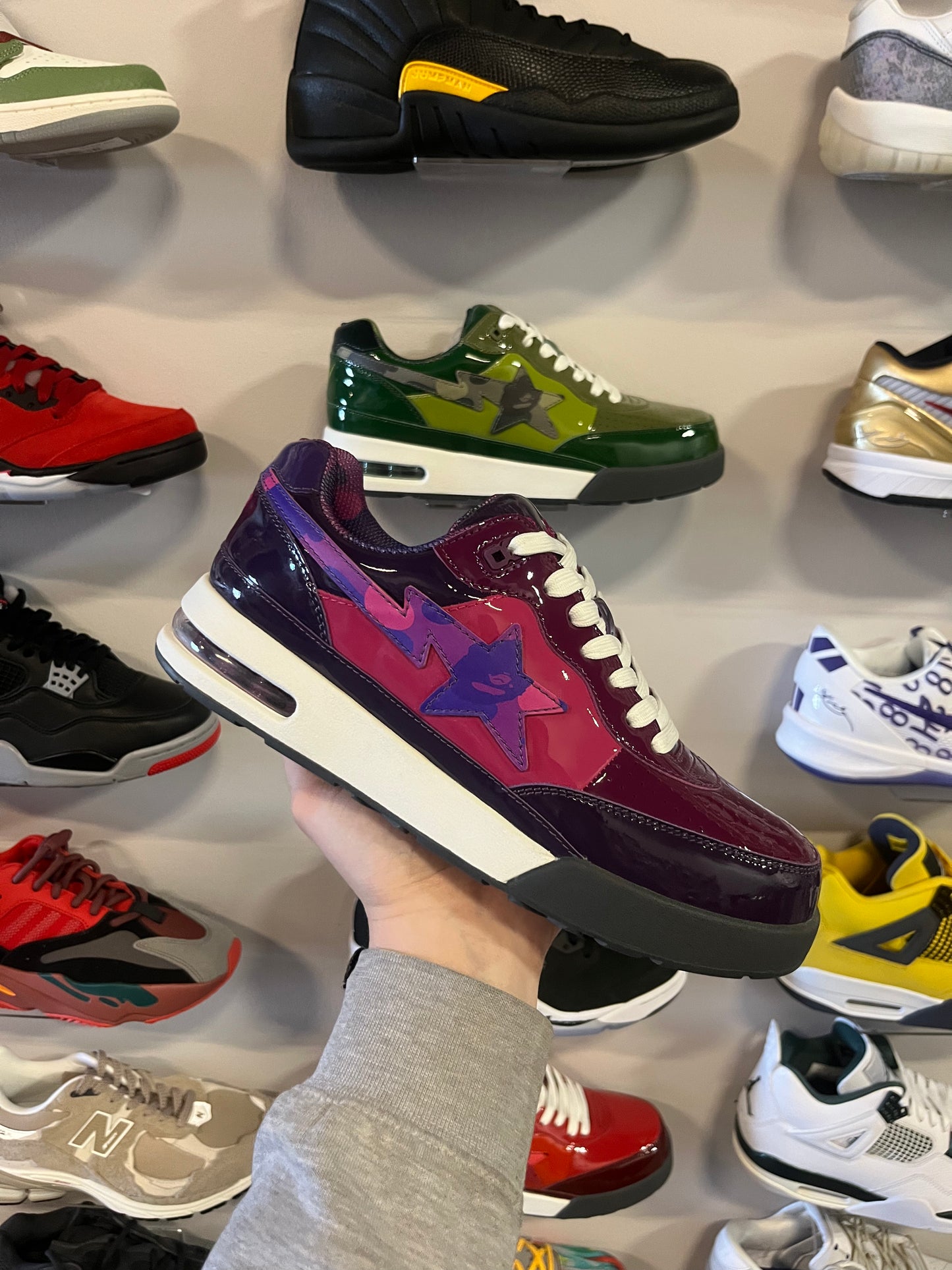 Bape Roadsta Purple Patent Leather / Brand New