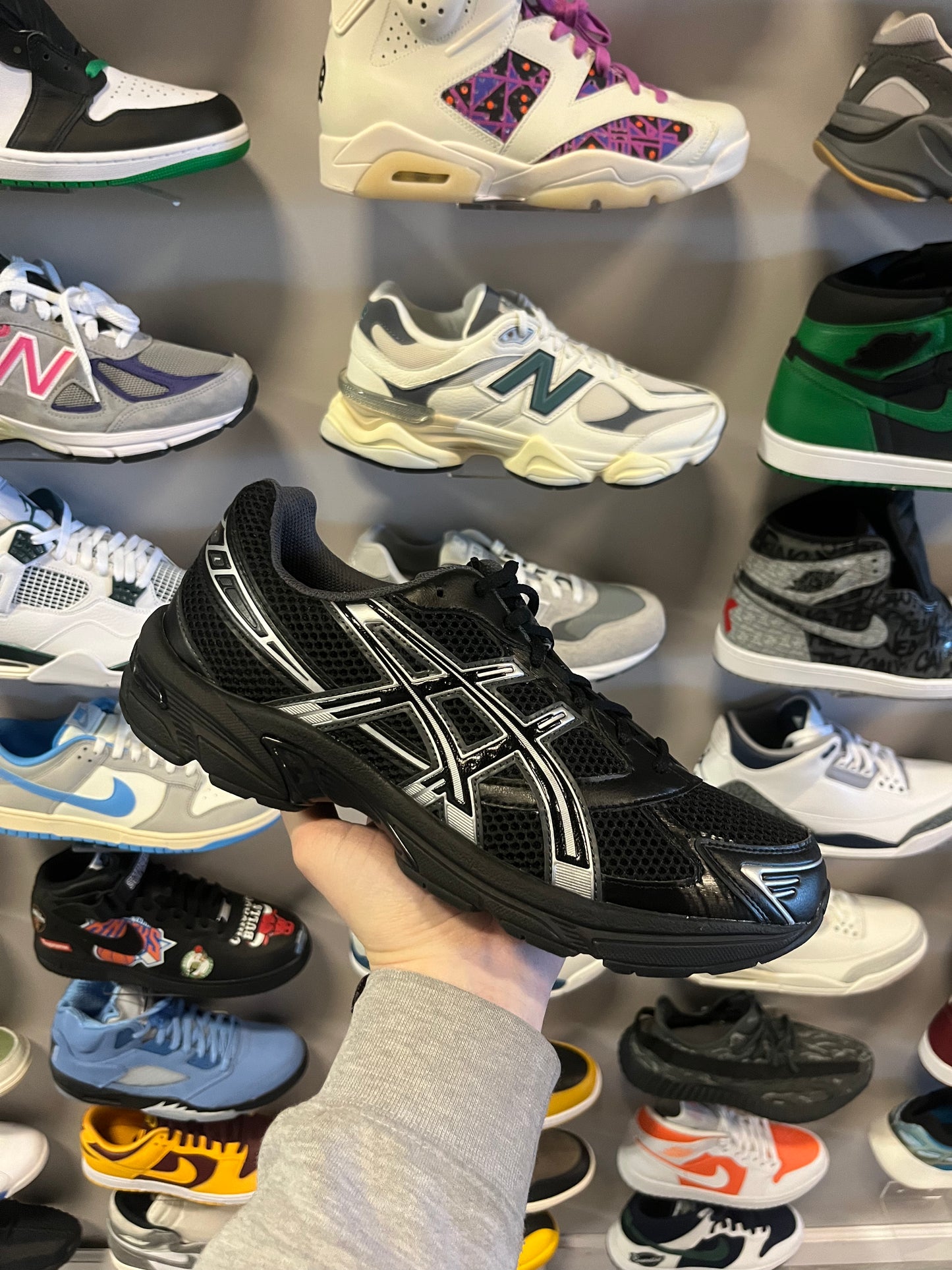 Asics Gel-1130 Black Pure Silver / Brand New