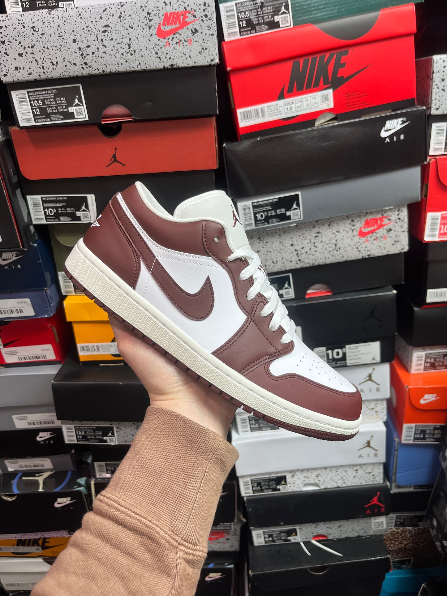 Jordan 1 Low Chocolate dc0774-116 / Brand New