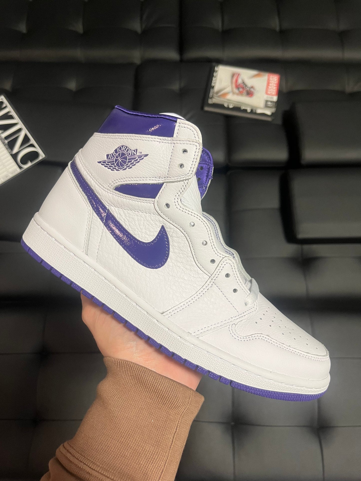 Jordan 1 Metallic Court Purple / Brand New