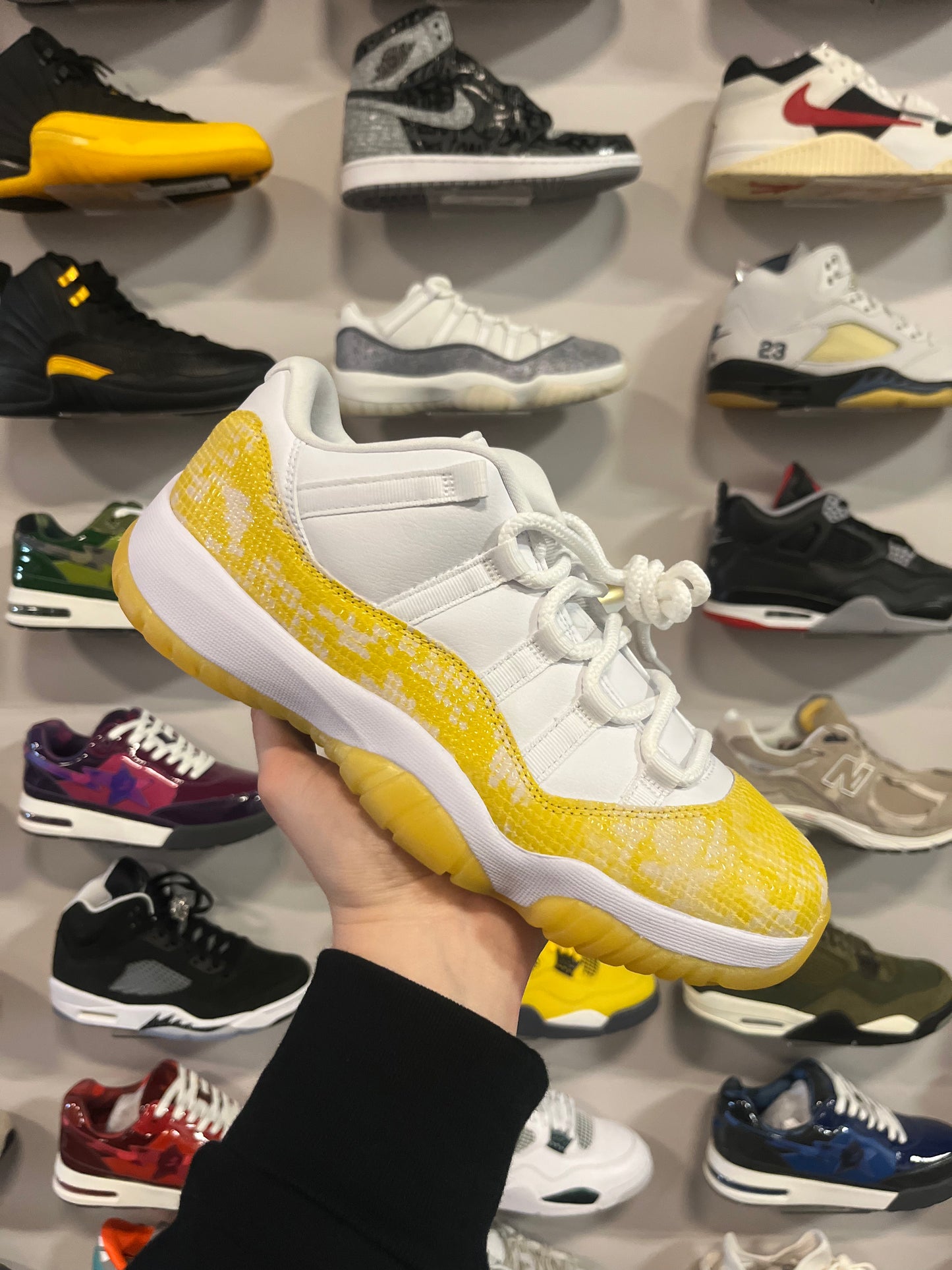 Jordan 11 Low Yellow Snakeskin / Brand New