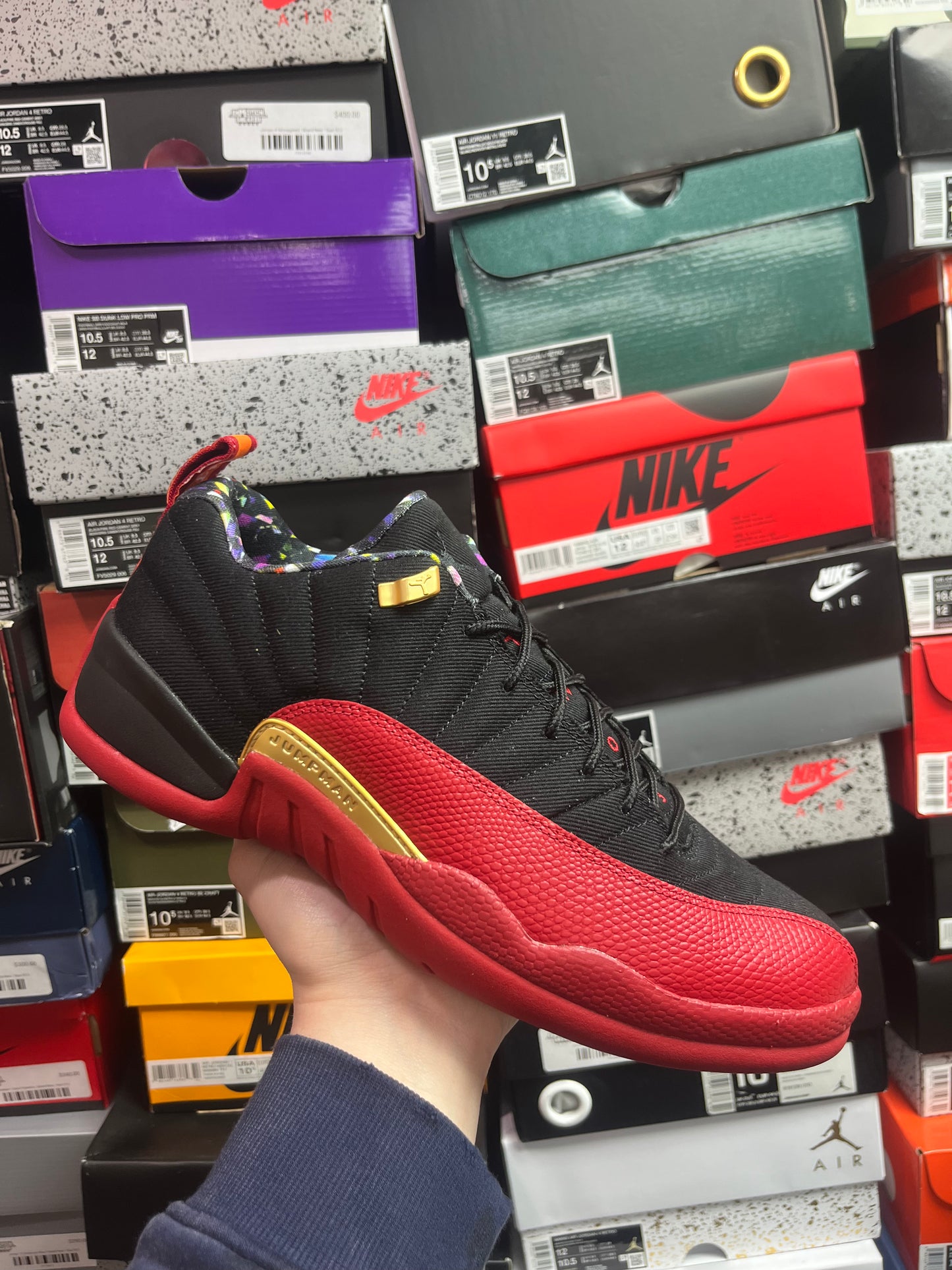 Jordan 12 Low Superbowl Bred / Brand New