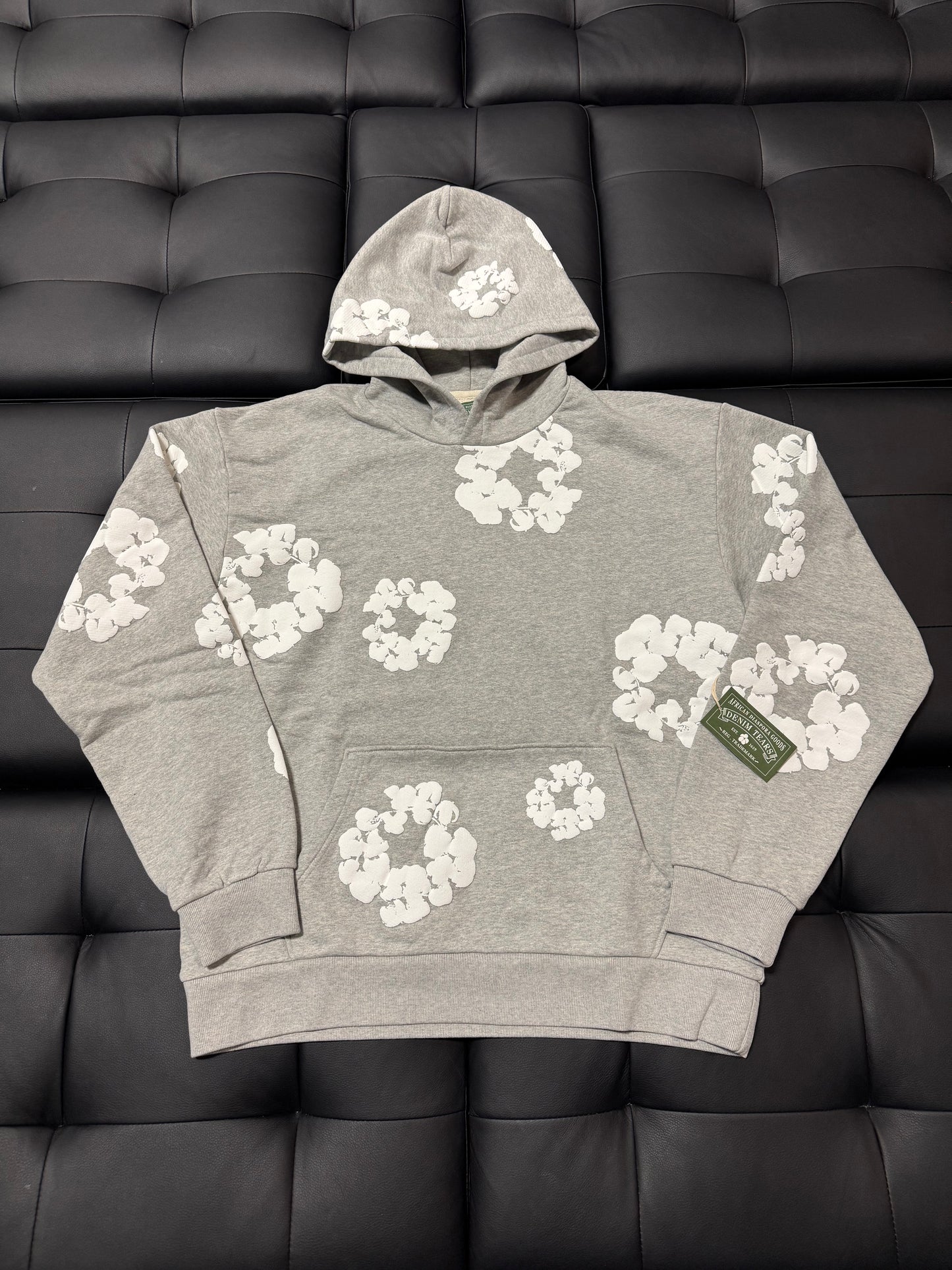 Denim Tears Cotton Wreath Hoodie (Grey)