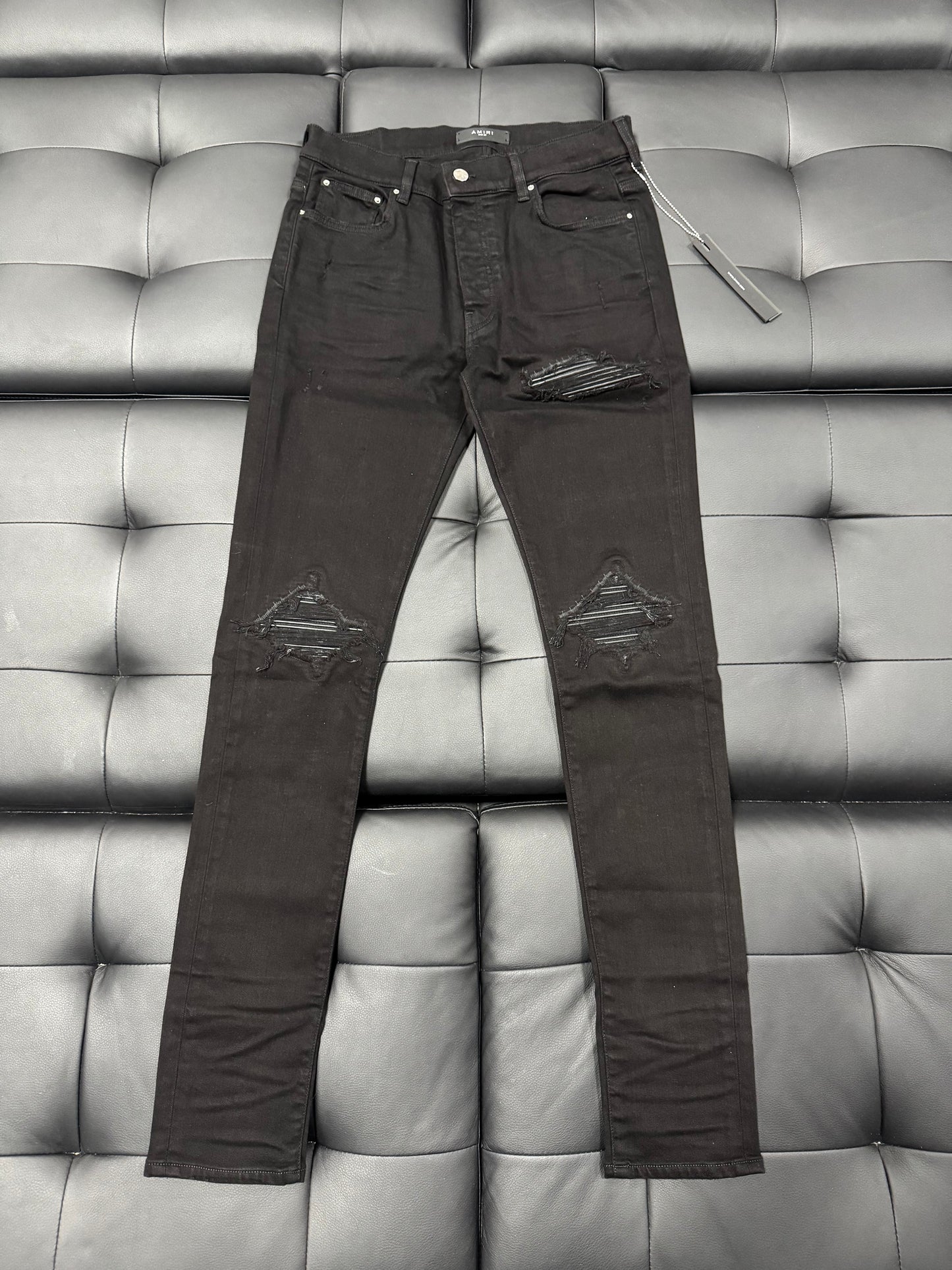 Amiri Black MX1 Denim Jeans