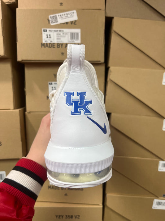 Lebron 16 Low White Kentucky PE / Brand New