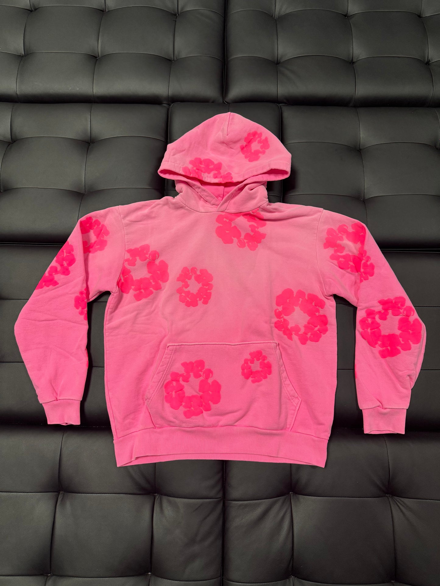 Denim Tears Cotton Wreath Hoodie (Pink)