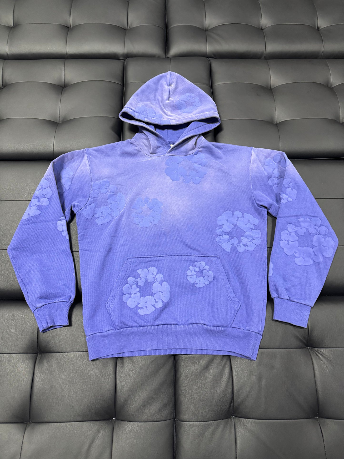 Denim Tears Cotton Wreath Hoodie (Washed Blue)