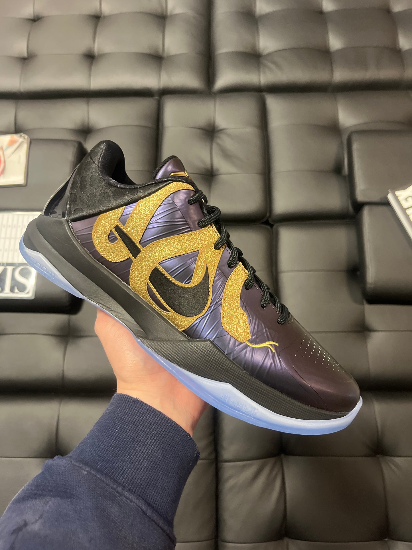 Kobe 5 Year of the Mamba Eggplant / Brand New
