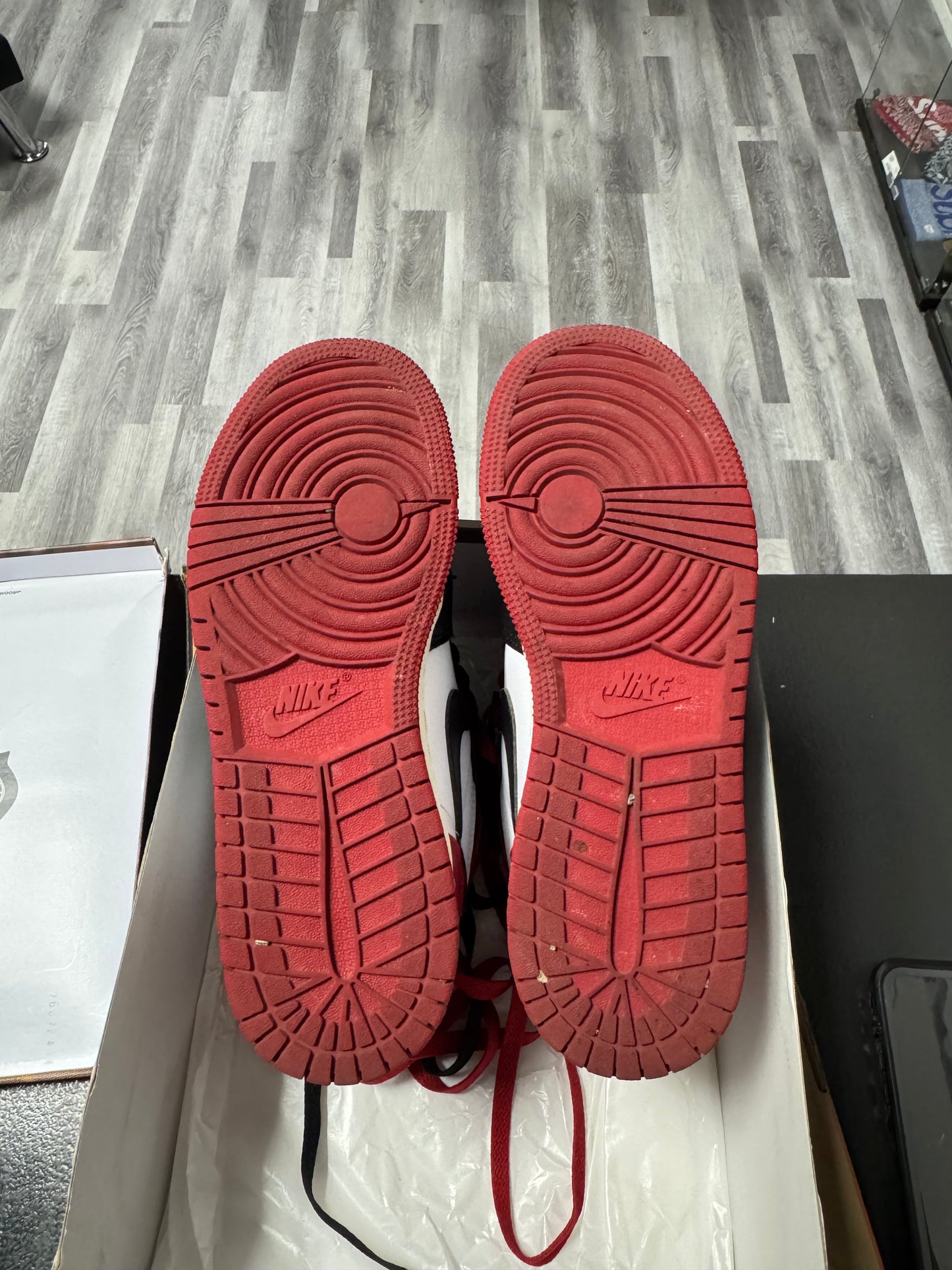 Jordan 1 Black Toe Reimagined / Preowned