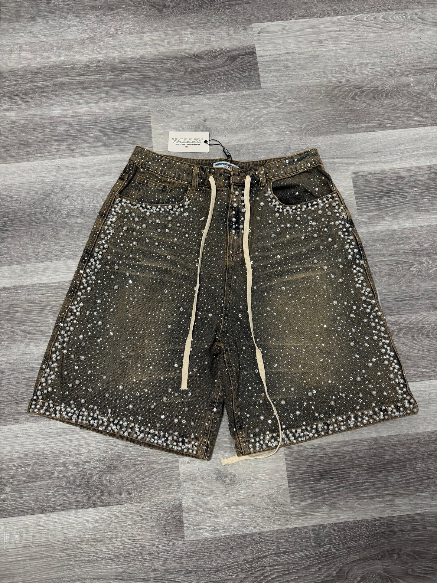 Valley Rainstorm Denim Shorts