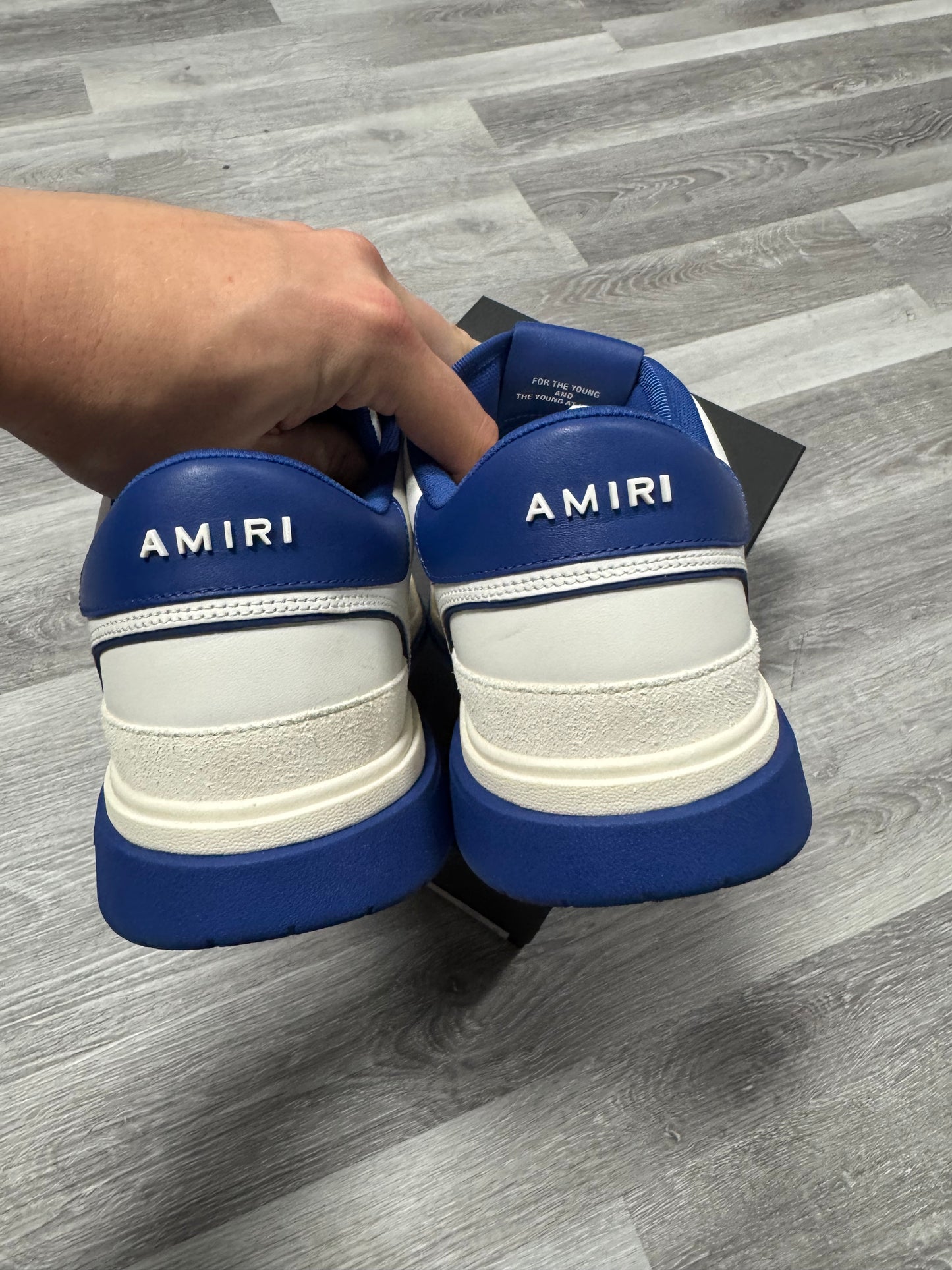 Amiri Classic Logo Low Blue / Preowned