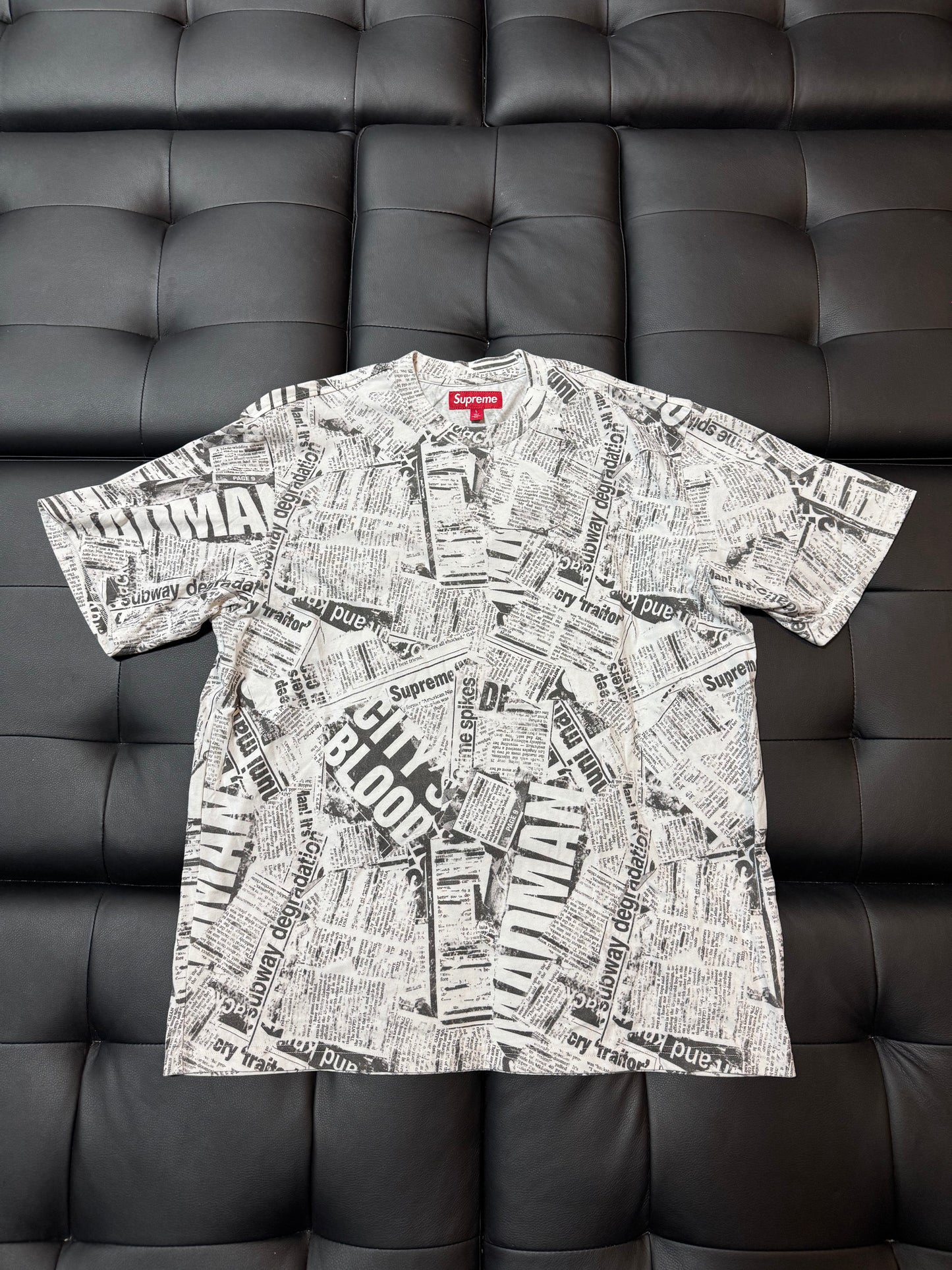 Supreme Newspaper Tee