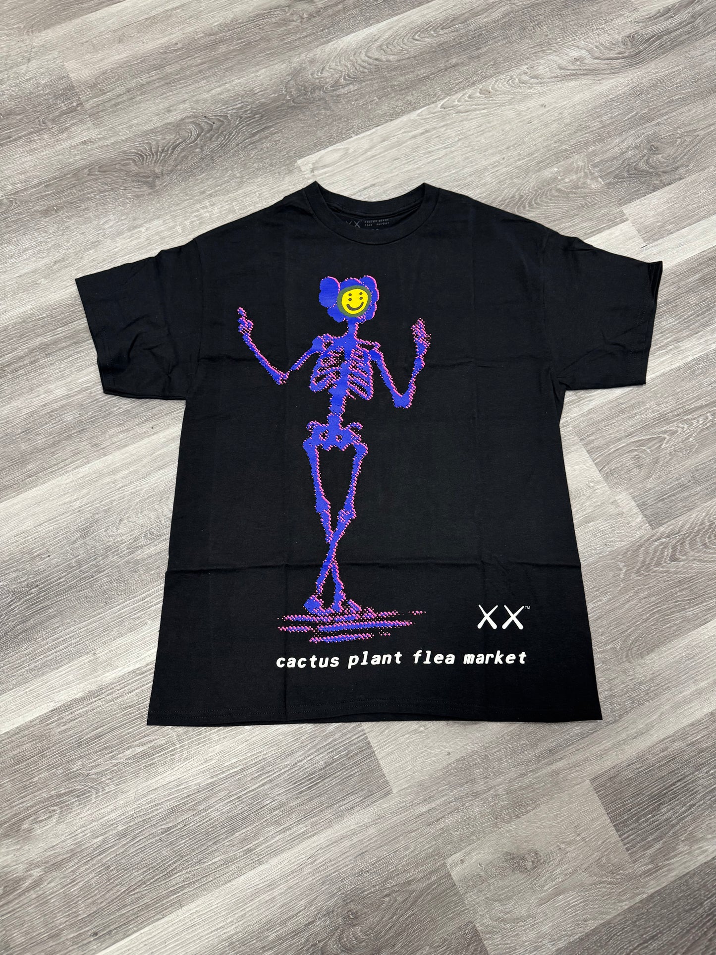 Kaws x Cactus Plant Flea Market Tee (Black)