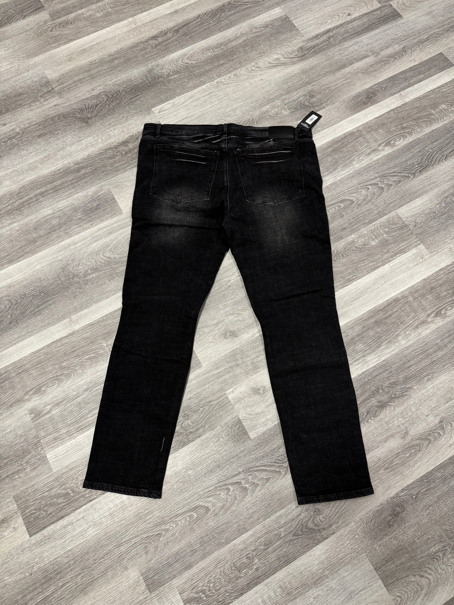RTA Kieran Washed Black Denim Jeans