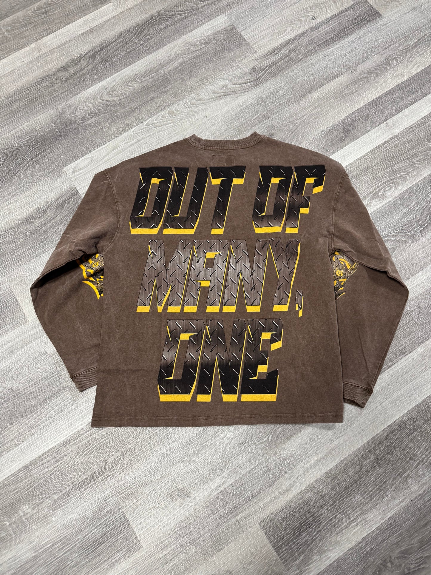 Godspeed Steel Sharpens Steel Longsleeve Tee (Brown)
