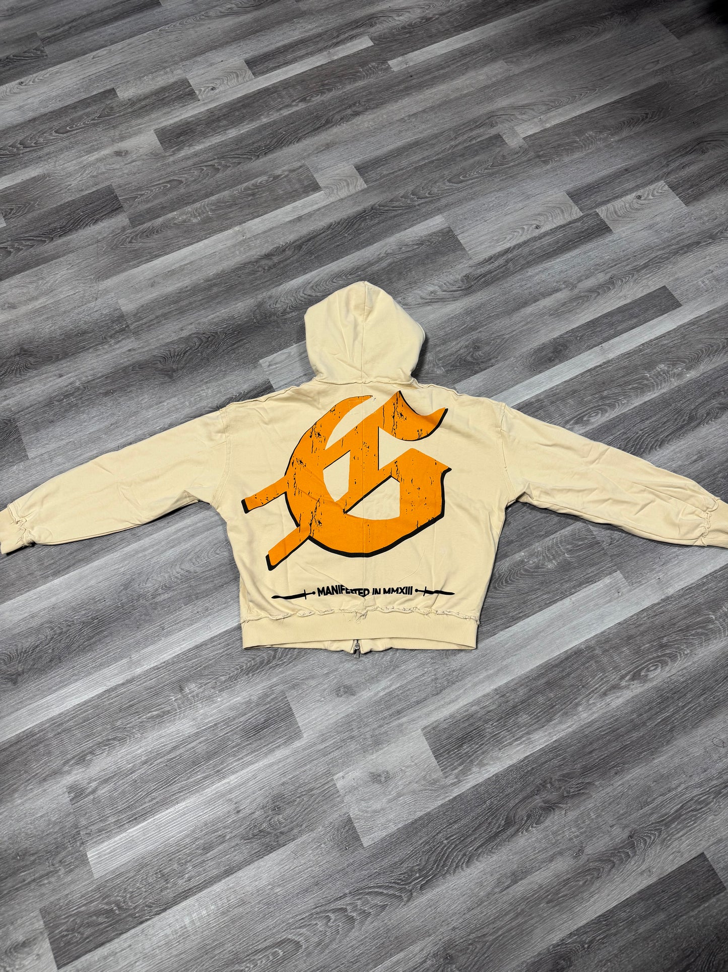 Godspeed Liberty Zip Up Hoodie (Bone)