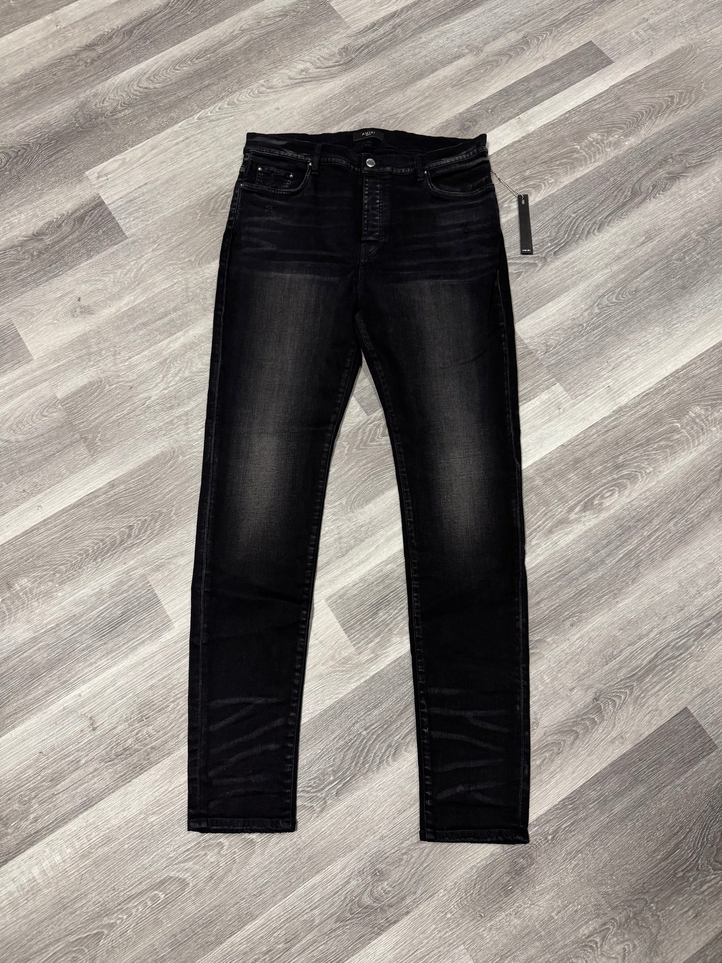 Amiri Aged Black Denim Jeans