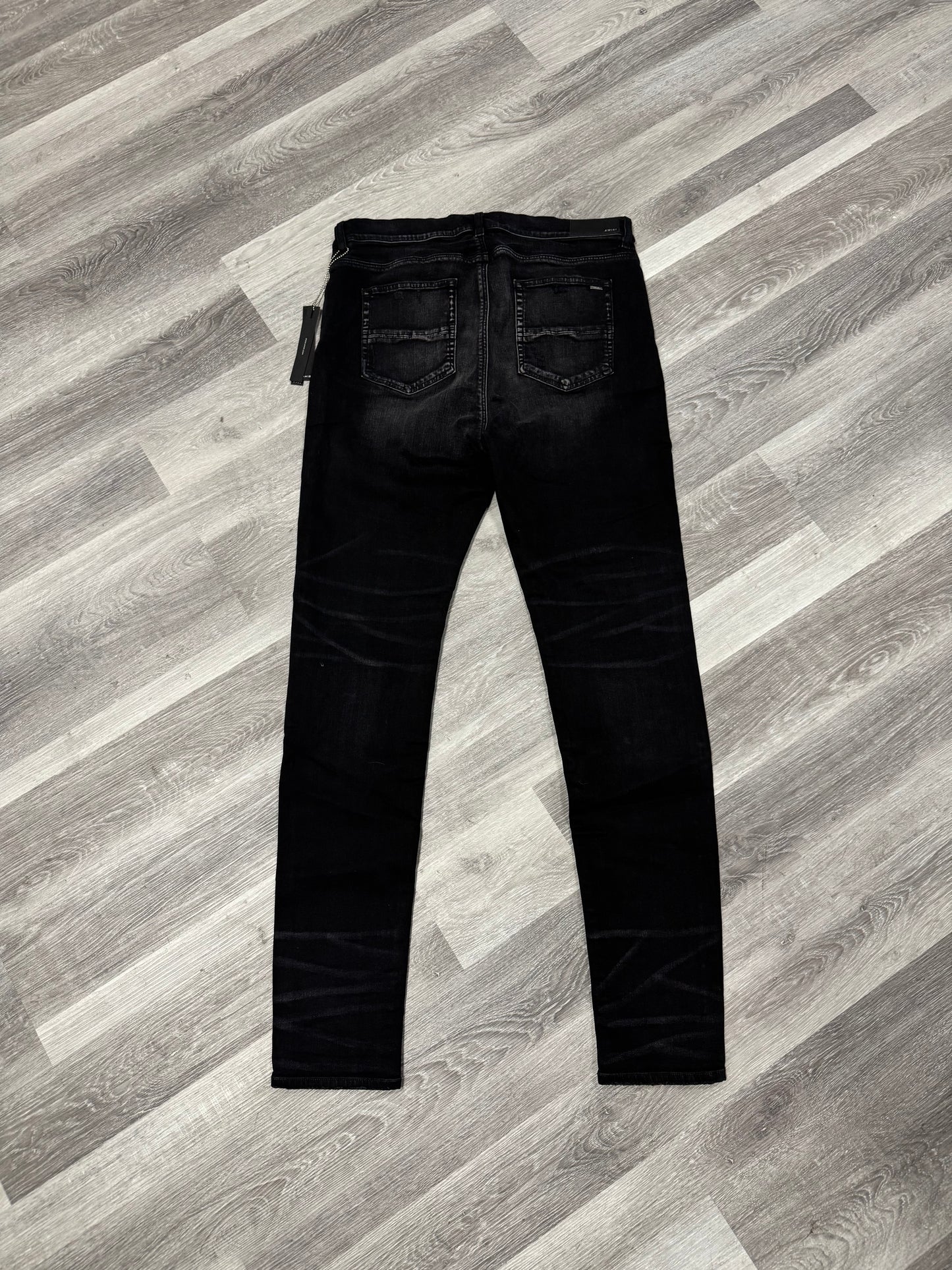 Amiri Aged Black Denim Jeans