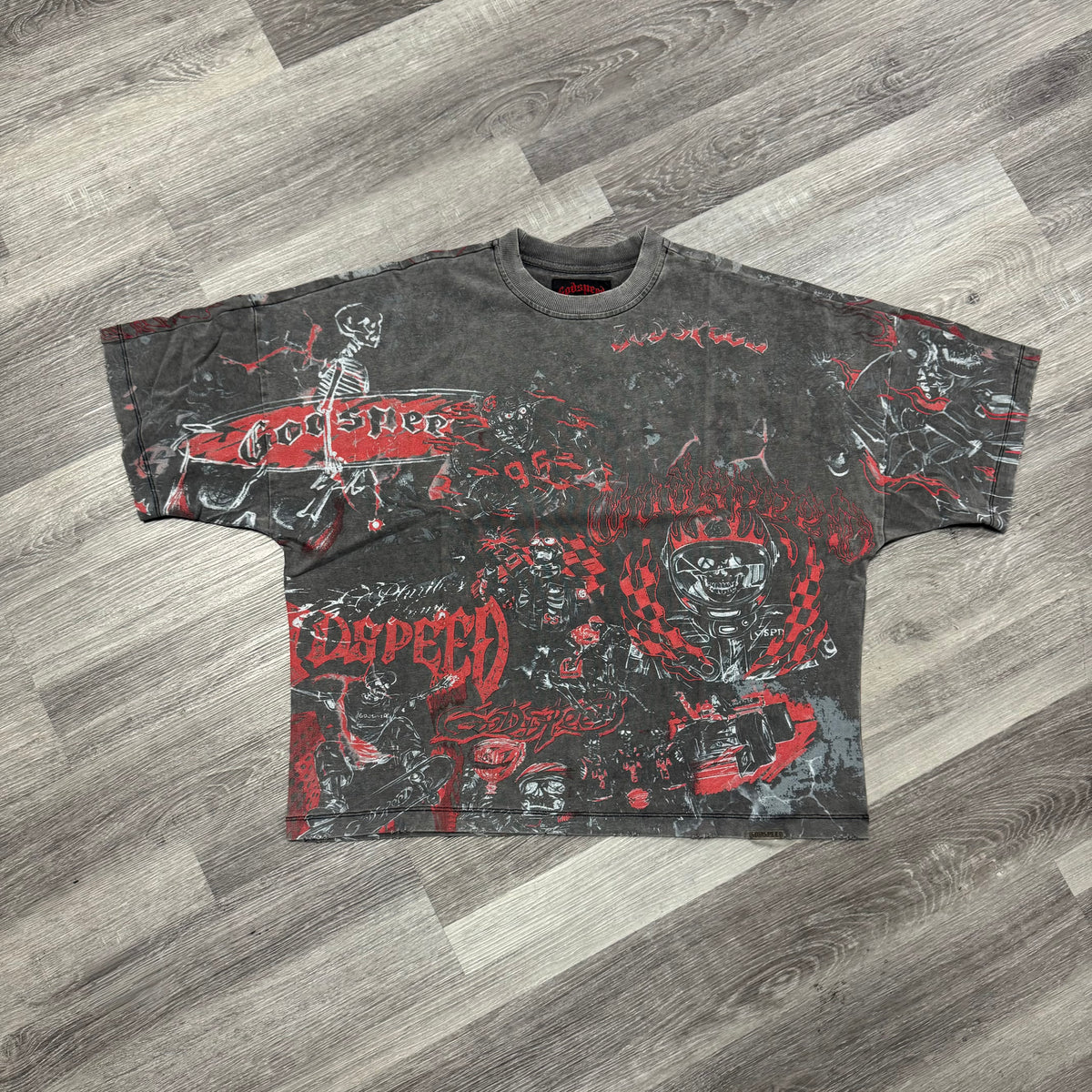 Godspeed Sketch Archive Tee (Grey Wash)