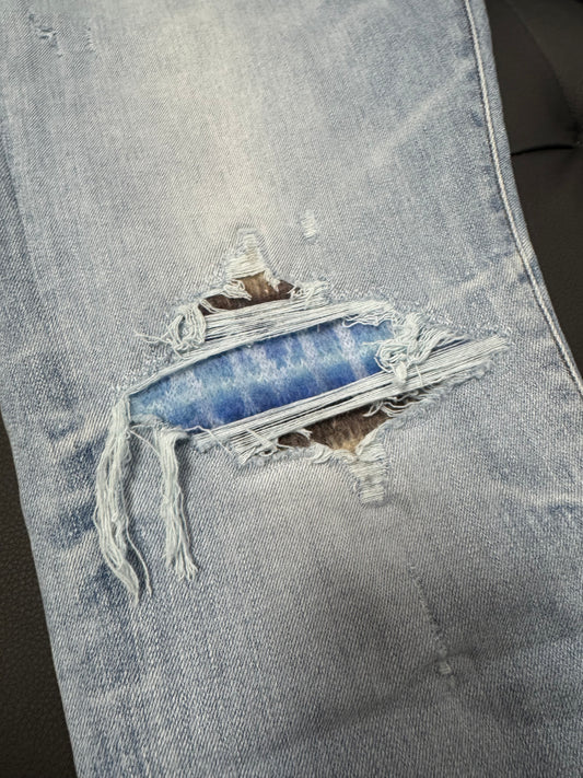 Amiri Blue Sand MX1 Denim Jeans