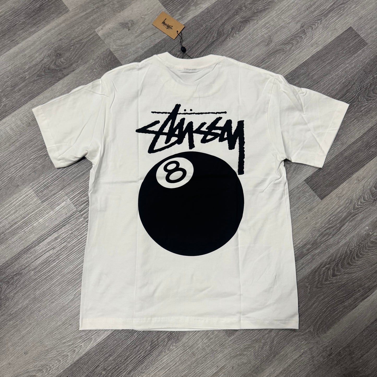 Stussy 8 Ball Tee (White)