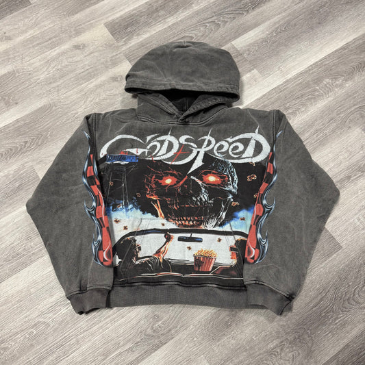Godspeed Drive In Hoodie (Grey Wash)