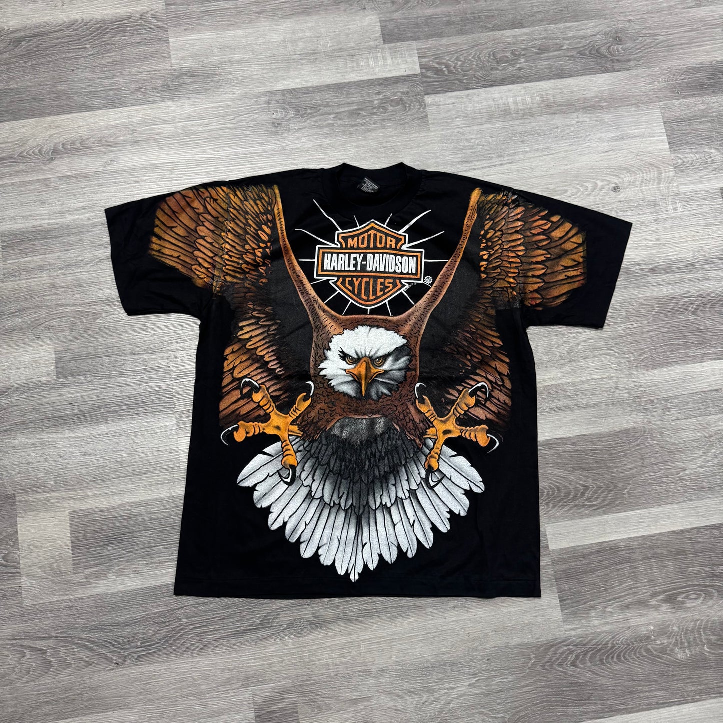 Harley Davidson Bald Eagle Graphic Tee