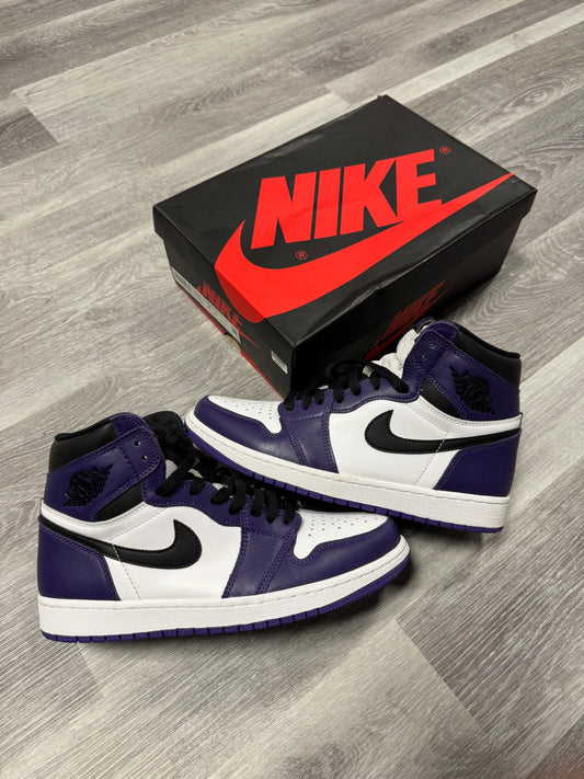 Jordan 1 Court Purple 2.0 / Preowned
