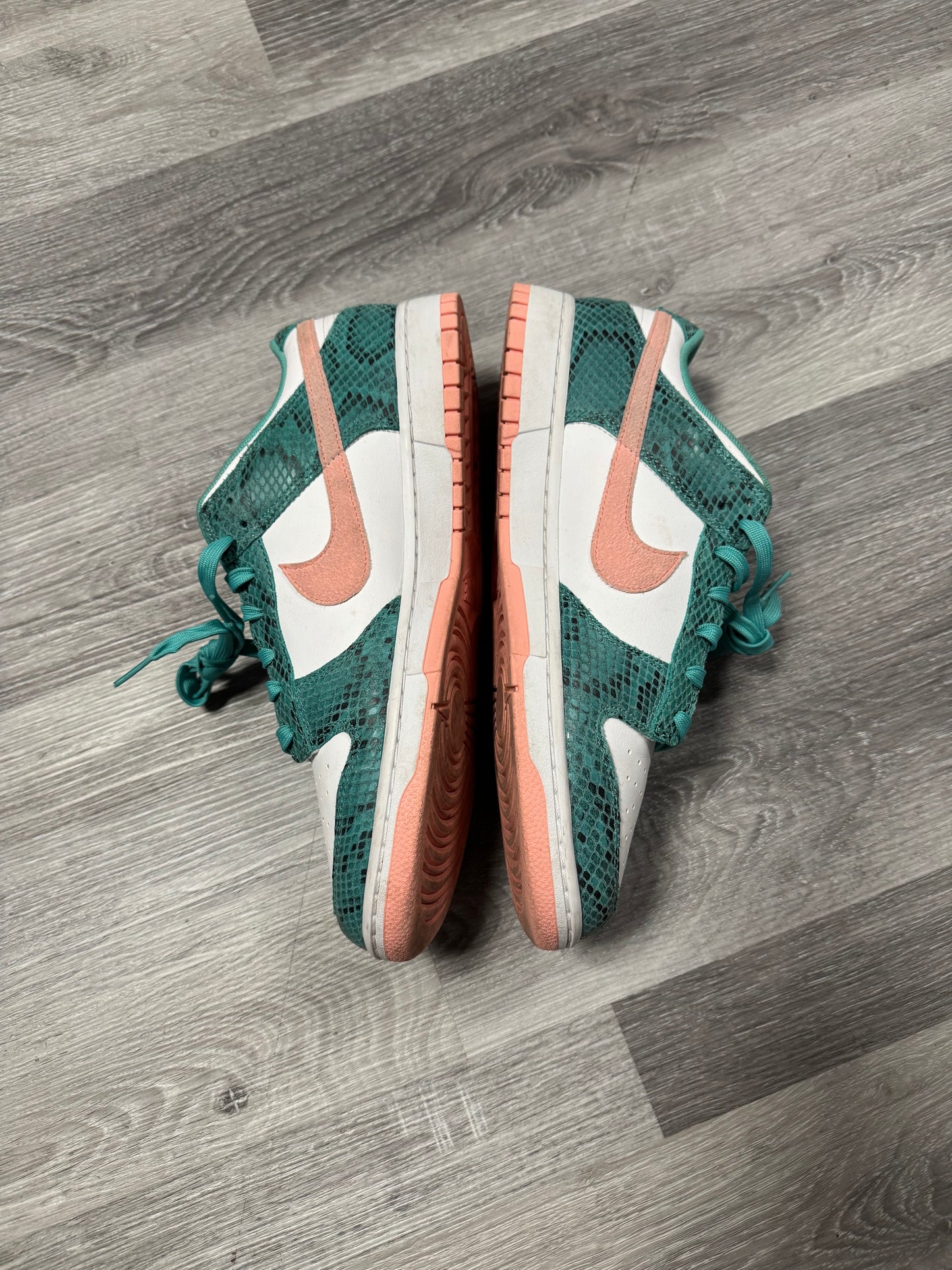 Dunk Low Snakeskin Washed Teal / Preowned