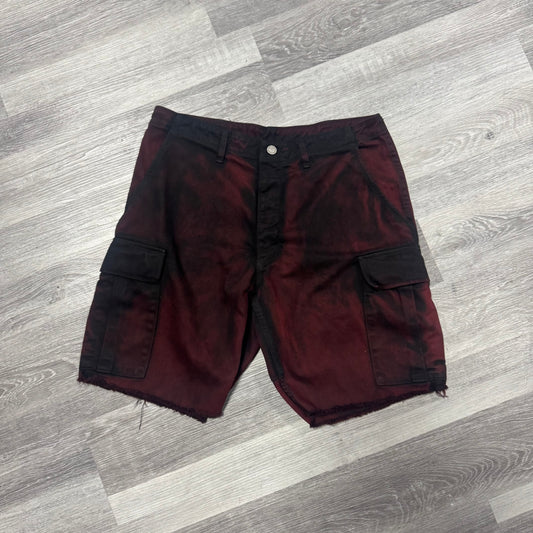 Thats a Awful Lot of Cough Syrup Double Cup Cargo Denim Shorts