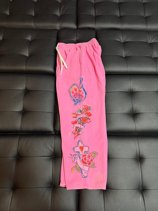 Righteous Risen King Sweatpants (Pink)
