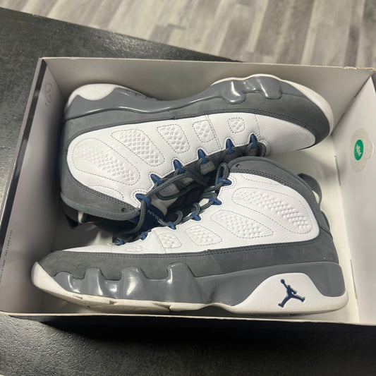 Jordan 9 Flint Grey French Blue / Preowned