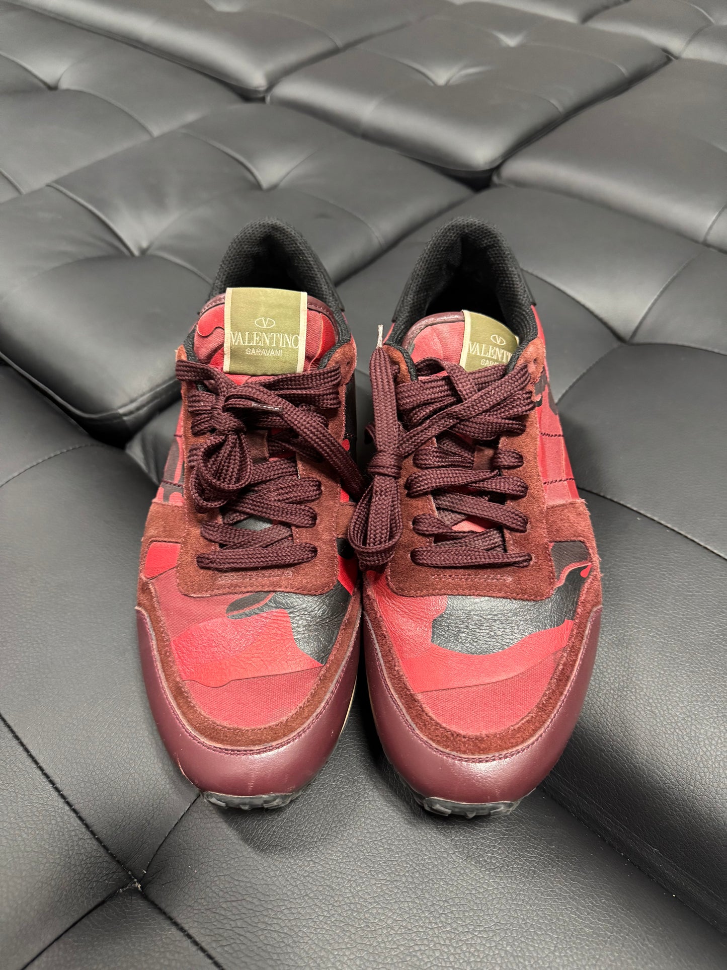 Valentino Garavani Red Camo Rockrunner / Preowned