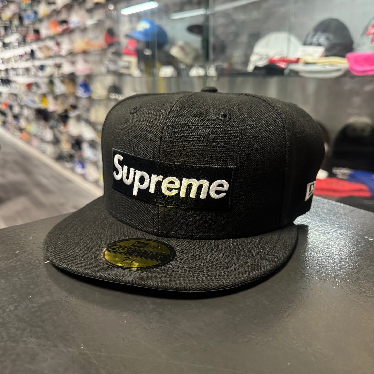 Supreme Rings Box Logo Fitted (Black)