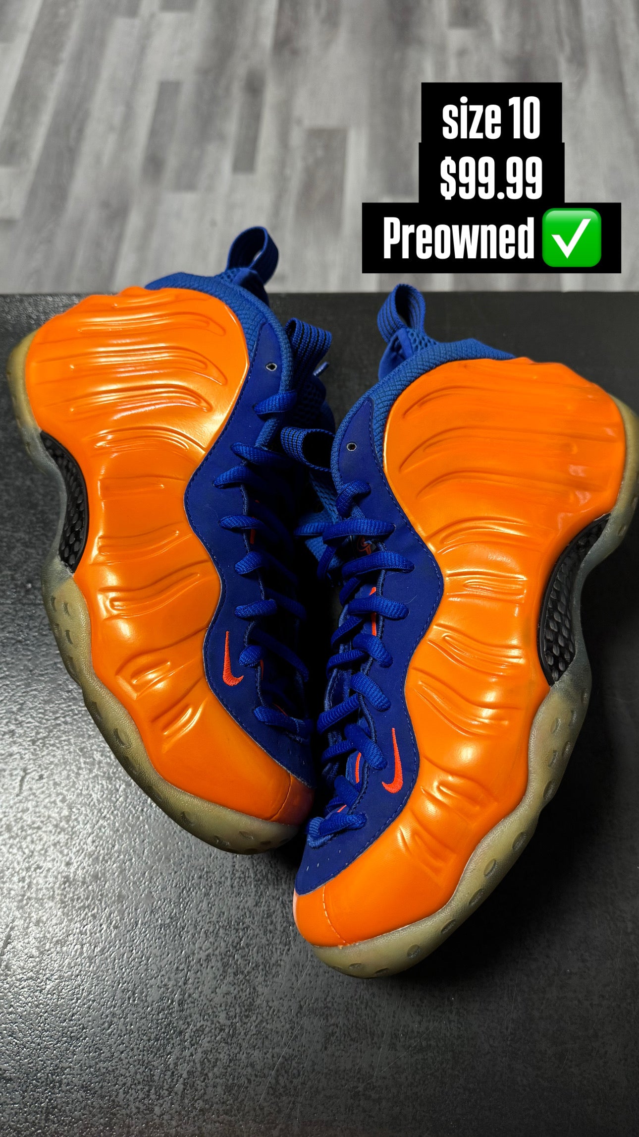 Nike Air Foamposite One Knicks / Preowned