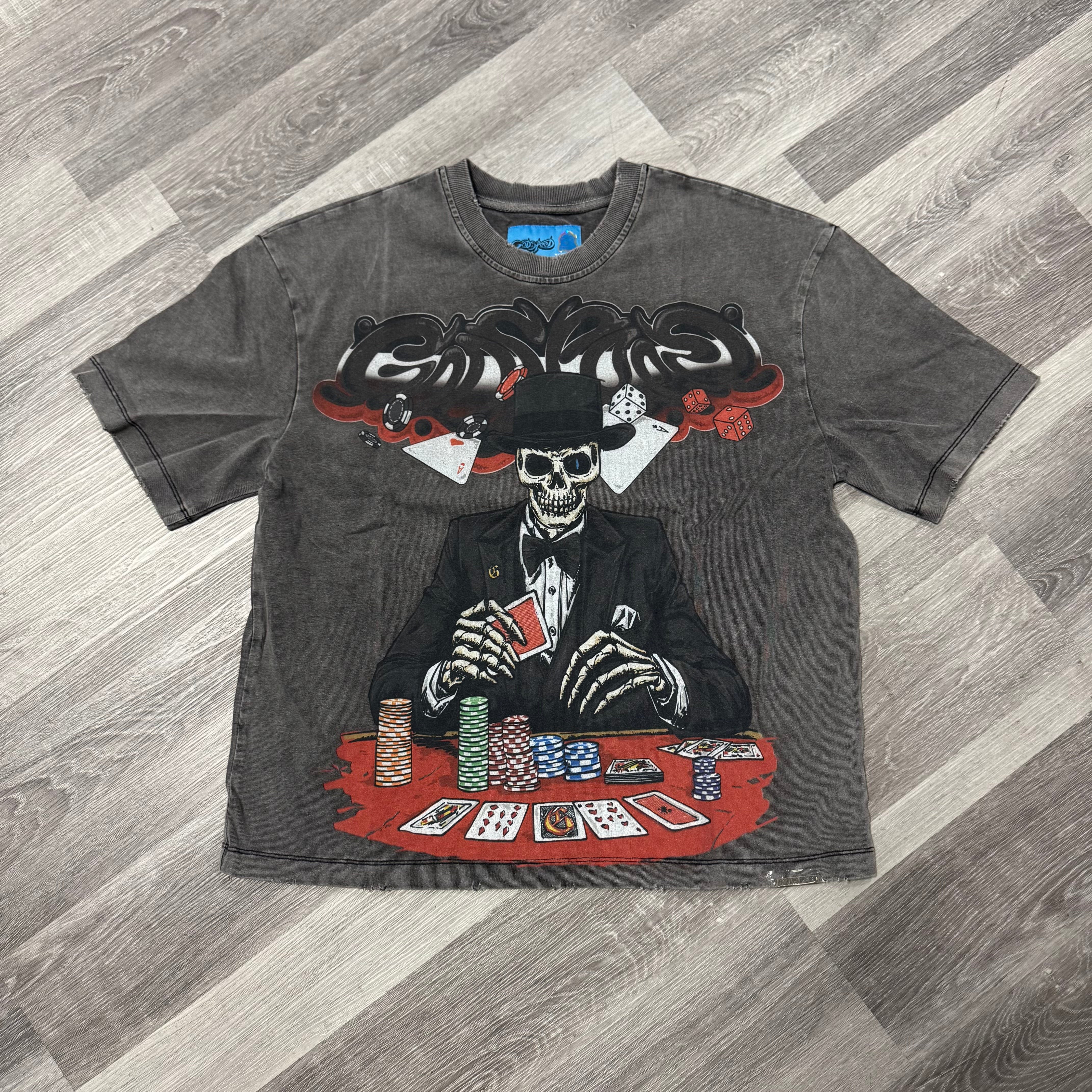 Godspeed High Stakes Tee (Grey Wash) – EnMotion Sneaker Store