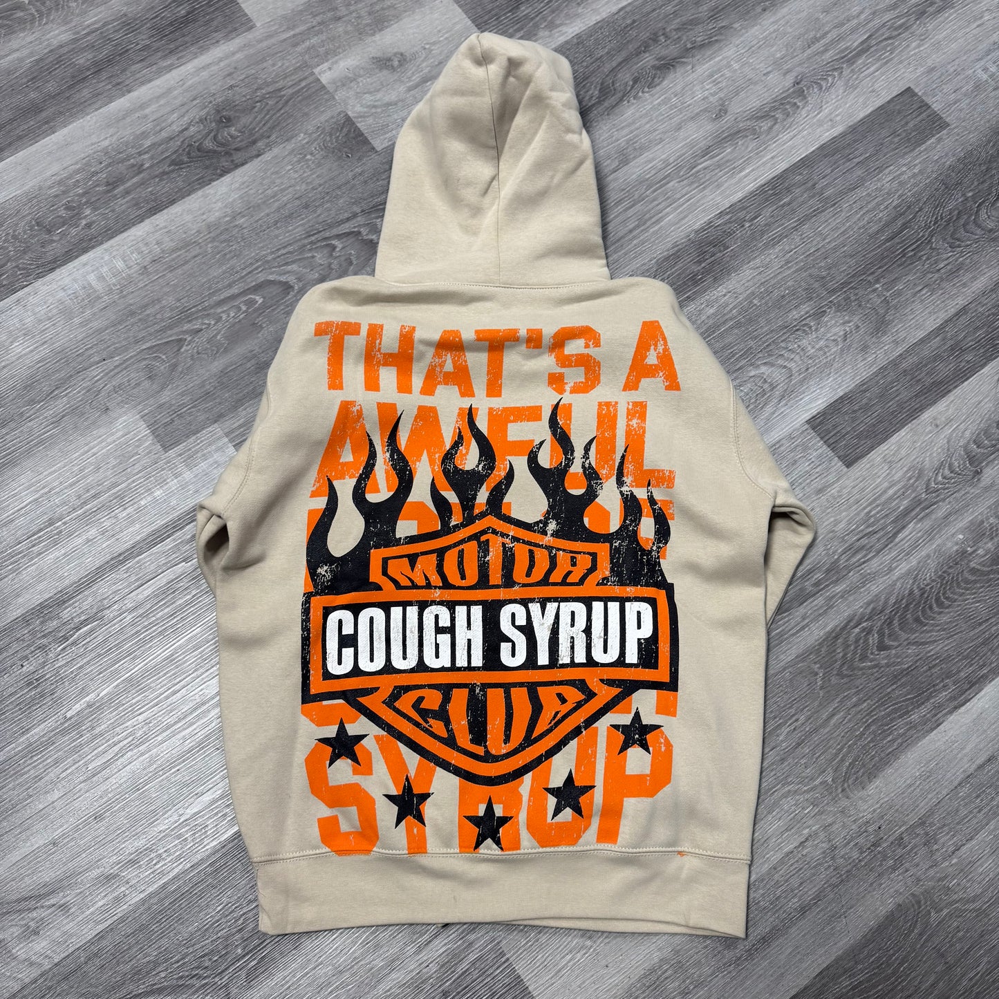 Thats a Awful Lot of Cough Syrup Motoclub Hoodie