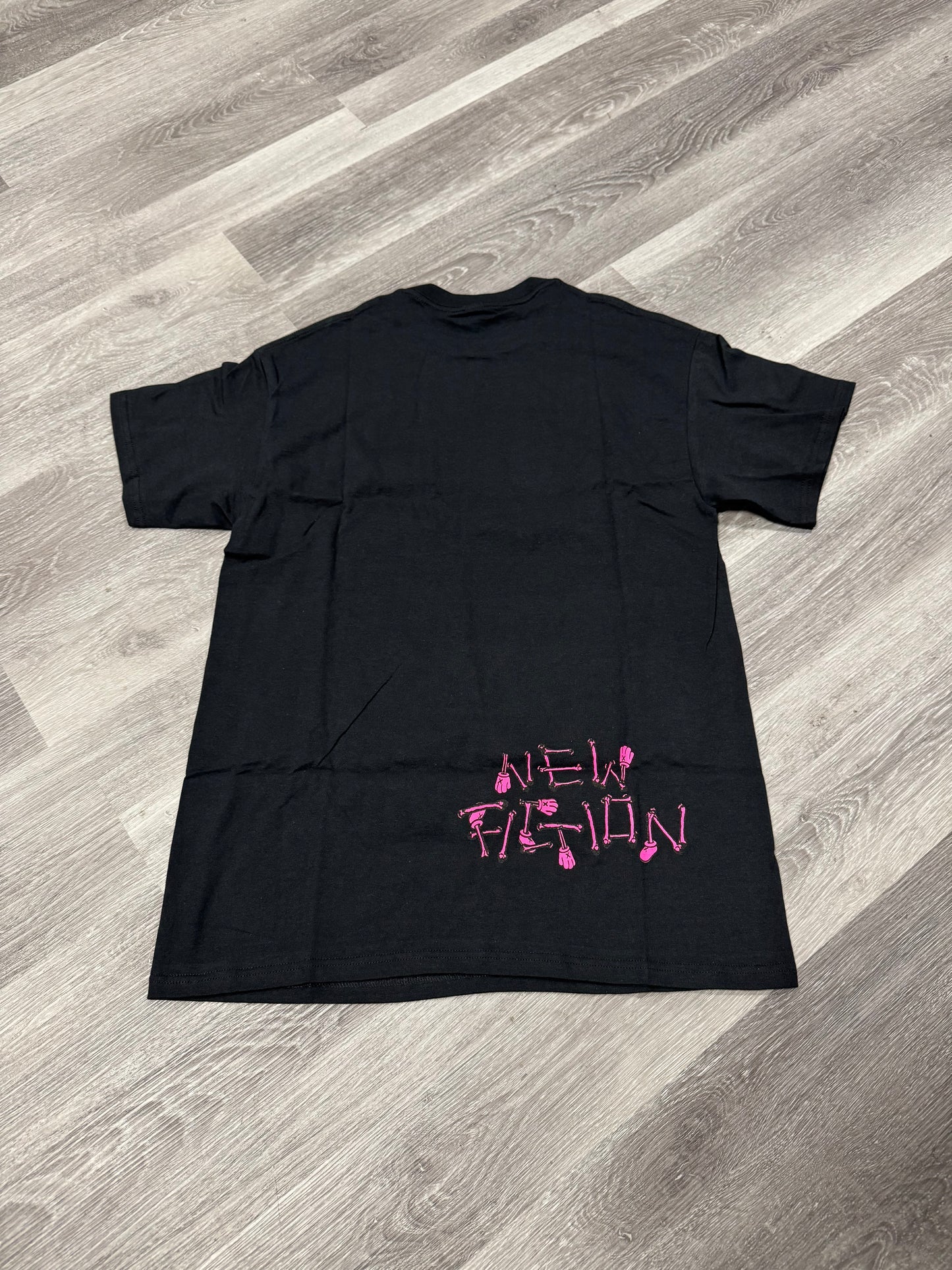 Kaws Skeleton New Fiction Tee (Black)