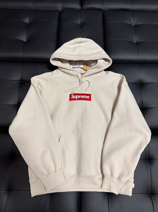 Supreme Box Logo Hoodie (Stone)