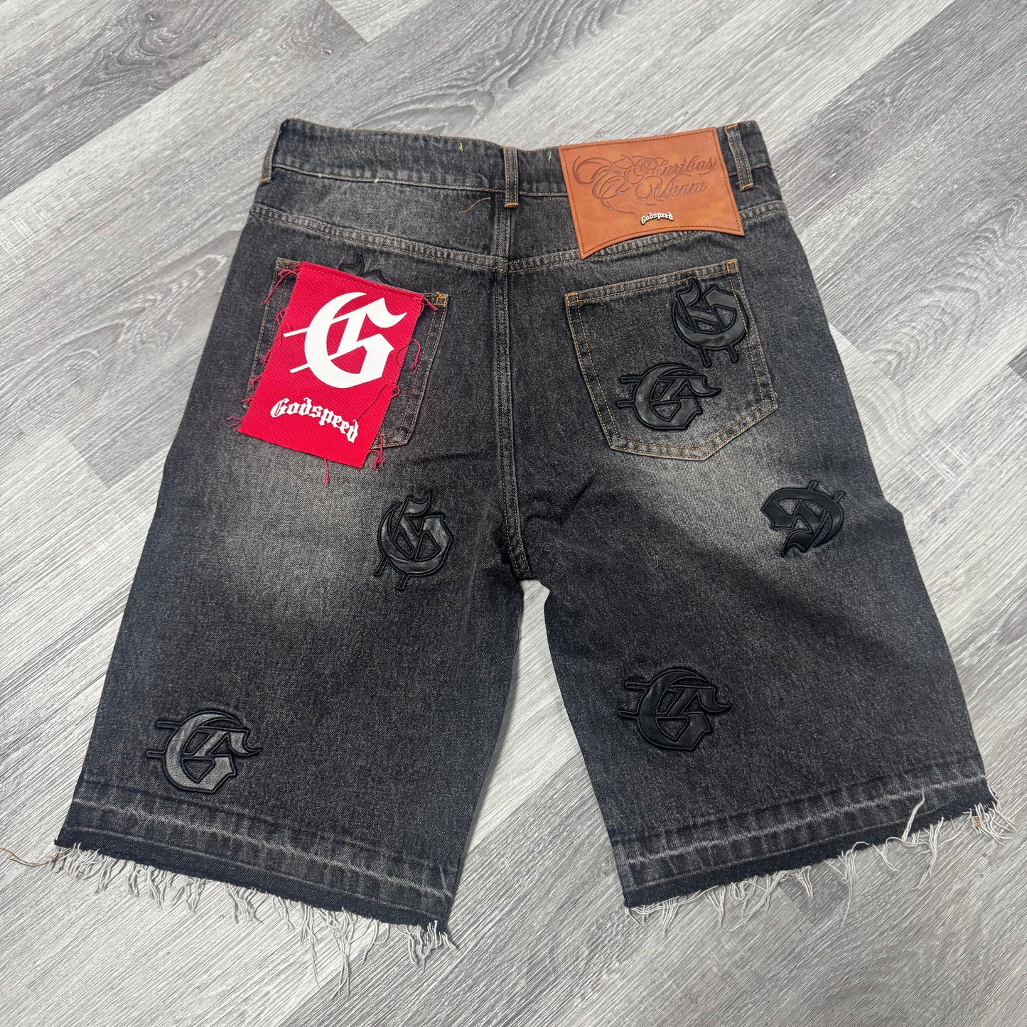 Godspeed Infinity Denim Shorts (Black Wash)