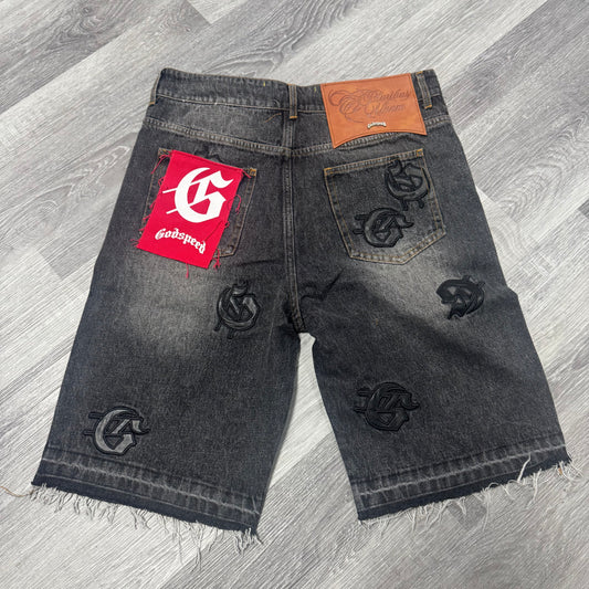 Godspeed Infinity Denim Shorts (Black Wash)