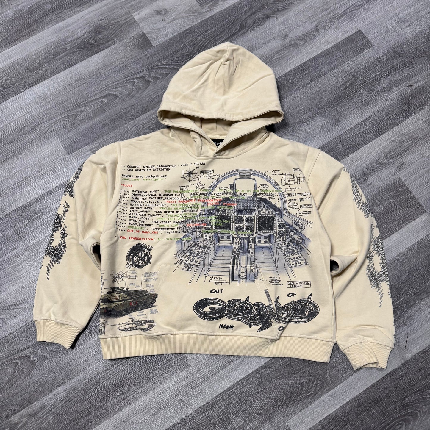 Godspeed Art of War Hoodie (Bone)