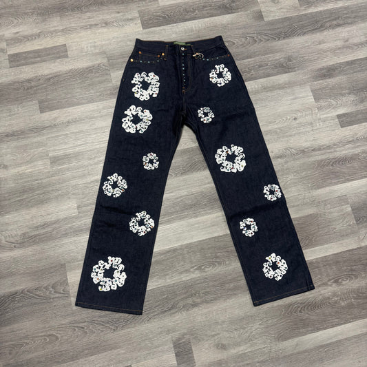 Denim Tears Rhinestone Baggy Selvedge Denim Jeans